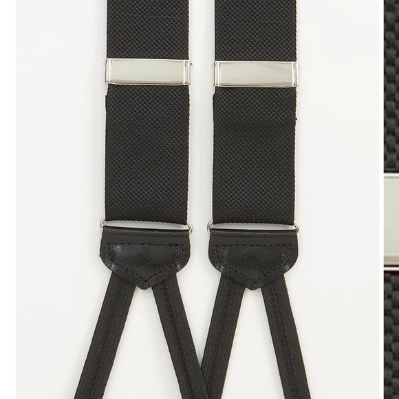 J.Press black formal wear brace suspenders - Picture 1 of 5